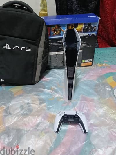 ps5 slim digital 1 tb بحالة الجديد