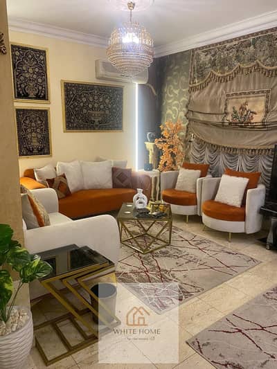 Furnished villa for rent in Al Rehab City, model H, consisting of 4 rooms + 4 bathrooms, in a very prime location close to all services, opposite Mall