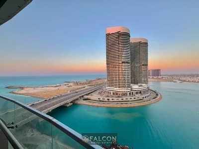 1st-row sea Triple View Finished+ACs ROI $$ FULL SEA VIEW Apartment for sale with VIP service in El Alamein Towers North Coast