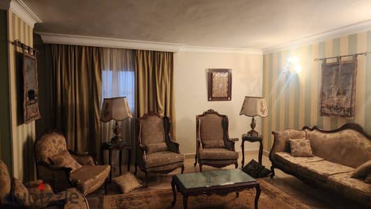 Furnished apartment for rent, Degla, Maadi, air-conditioned