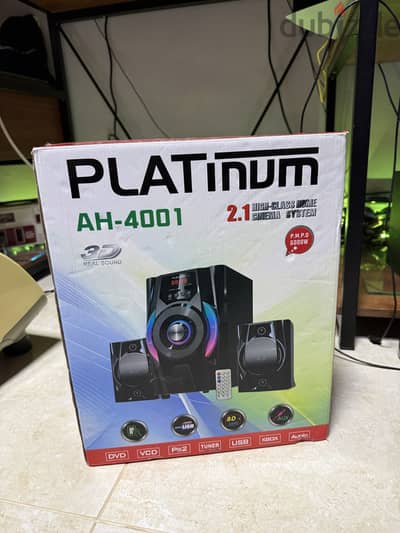 Platinum AH-4001 Speakers - سماعات بلاتينوم