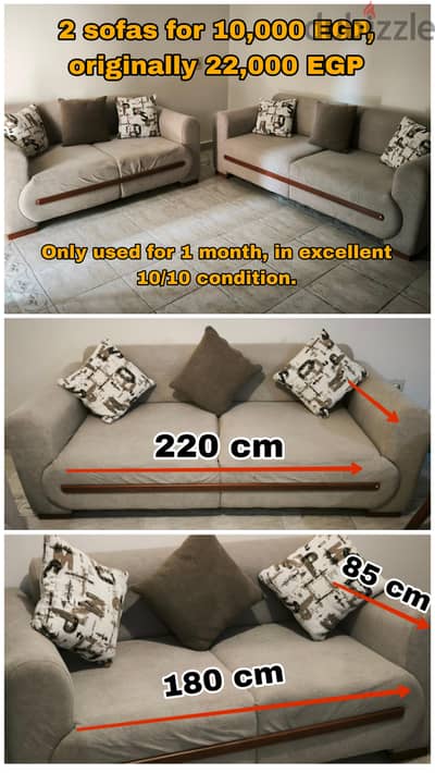 2 Sofas