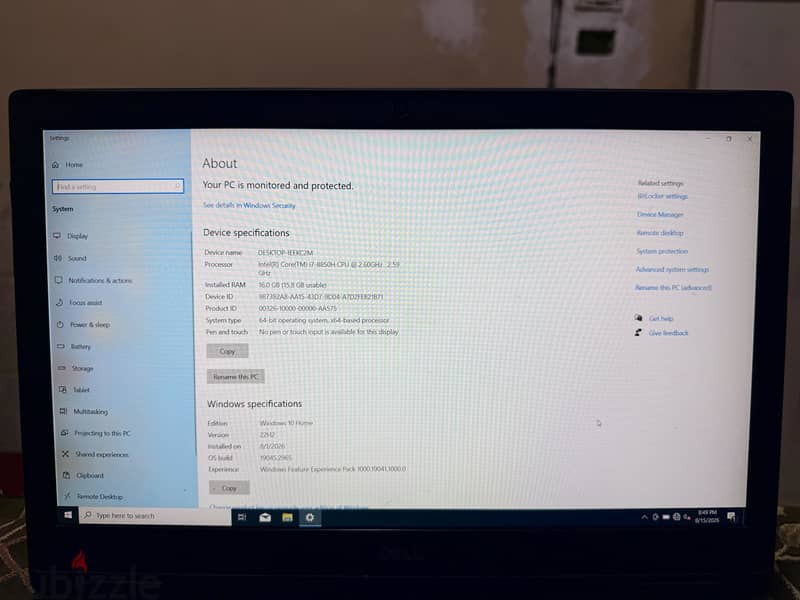 Dell 7530 5