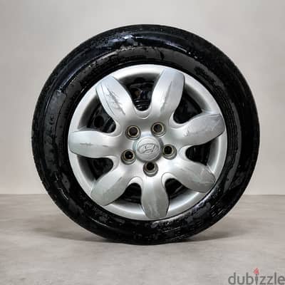 كوتش + جنط/طاسة هيونداي 185/65 R15 للبيع