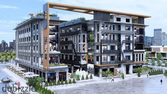 مكتب إداري للبيع داخل مول ركاز – مدينة الشروق | تشطيب كامل | مقدم يبدأ من 5%