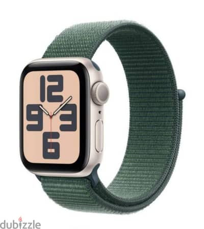 Apple Watch SE 2nd Gen GPS 40mm Smartwatch with Lake Green Sport Loop