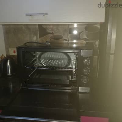 فرن كهربائي دورين التحكم في الحرارة والوقت والدوران المكان في حلمية ال