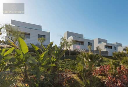 Prime Townhouse for Sale in Al Burouj | El Shorouk 220 SQM  4 br +Nany with a private garden, open landscape view north facing and 0% DP