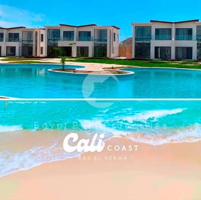 chalet for sale in Ras elhekma fully finished prime location sea view