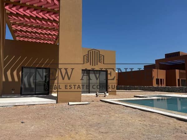 فيلا للبيع استلام فوري بحمام سباحة خاص فى نورث باي الجونة بمقدم وأقساط - El Gouna North Bay