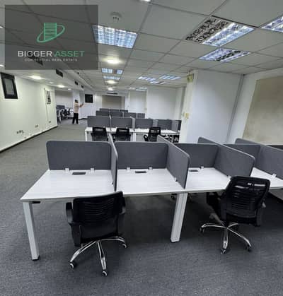 Admin office Fully Finished+Acs 400 SQM For Rent in New Maadi