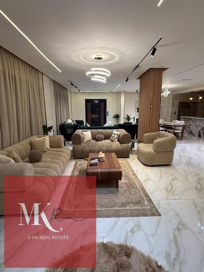 Luxury Duplex for Sale in South Lotus, New Cairo | 385 sqm + 125 sqm Private Garden South Lotus, Fifth Settlement