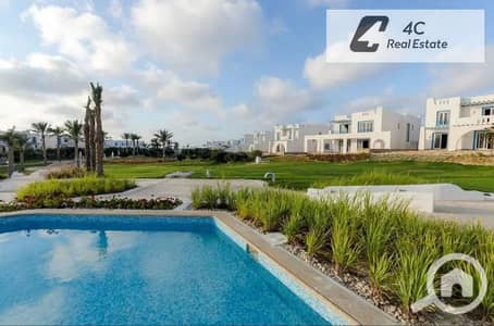 باقل من سعر الماركت لسرعه البيع جراوند شاليه تشطيب كامل Direct Pool View ريسيل فوري في ماونتن فيو رأس الحكمة بتقسيمه مميزة جاهز للمعاينه و الاستلام