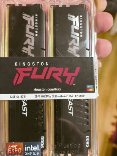 ram kingston fury2* 16gb 6000mhz ddr5 pc cl36