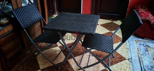 طقم ترابيزة حديقة أو بلكونة
