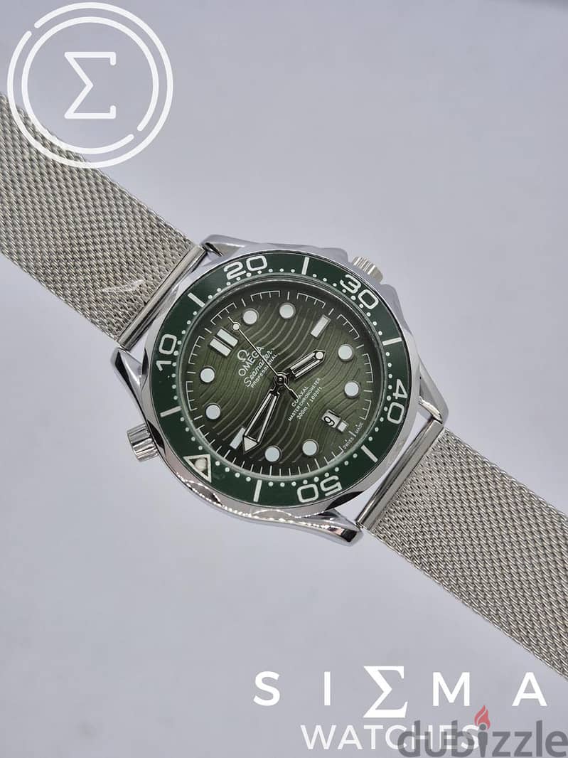 OMEGA SEAMASTER DIVER 007 GREEN 4