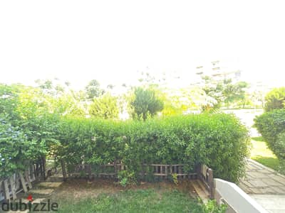 للبيع شقه ارضي بحديقه خاصه فيو وايد جاردن ٢غرفه خطوات للثاوث بارك