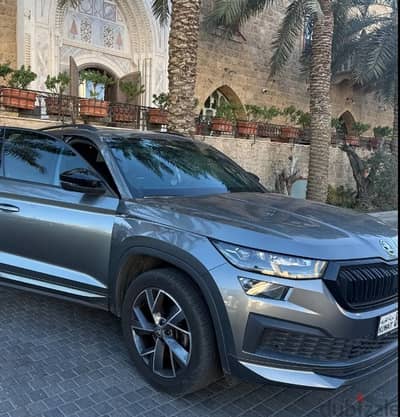 سكودا كودياك 2024 اعلي فئه سبورت فيراني skoda kodiaq 2024