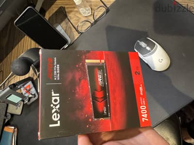 Lexar ARES 2TB NVMe Gen4 7400MB/s هارد SSD للكمبيوتر واللابتوب و PS5