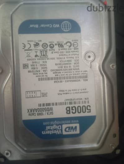 هارد 500GB ماركة ويسترن ديجيتال