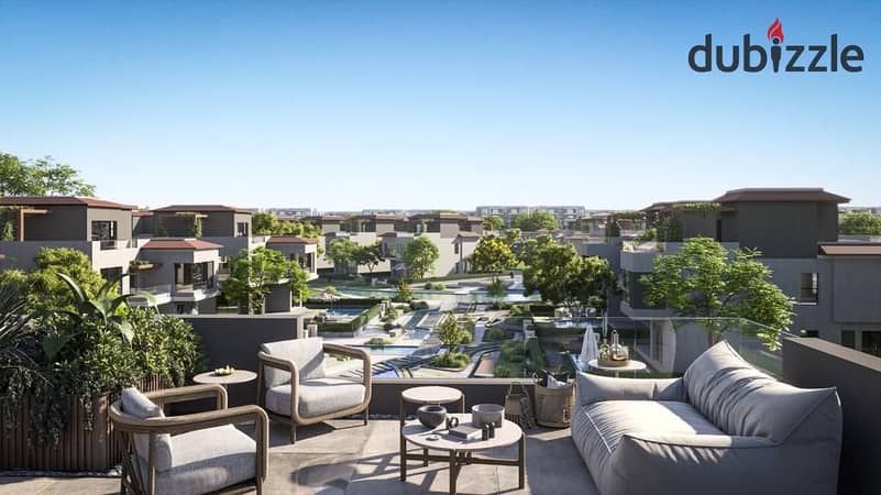 تاون هاوس 190م موقع مميز في باديه بالم هيلز بالتقسيط بمقدم 1,5% badya palm hills october
