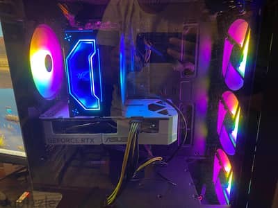 Gaming PC RTX 5060 White – شبه جديد 
