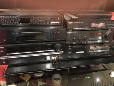 for sale hi fi stereo set multiple technics. onkyo