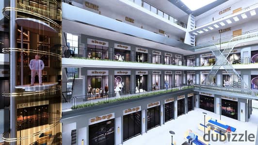 Commercial Shop for Sale – Ground Floor | Directly on the Plaza  29 sqm + 7 sqm Outdoor Area – Rekaz Mall El Shorouk 3  Prime location directly on