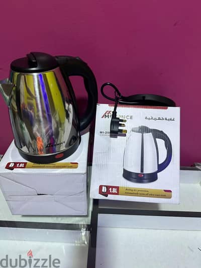 كاتيل استانلس Mornice سعة 1.8L موديل MI-250 كاتيل استانلس Mornice سعة 1.8L موديل MI-250