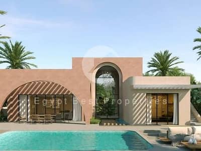 Own Your Chalet Fully Finished With ACs and Kitchen Cabinets with direct view lagoon