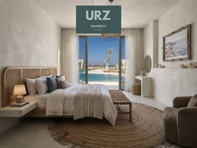 Lagoon front chalet fully finished with ACs 9 year installments Prime investment in Ras El Hekma near Modon La Vista Koun Zahra Playa and Seashell