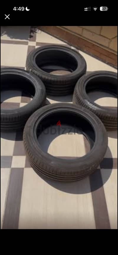 طقم كامل بثمن فرده واحده كونتيننتال 235/45/18