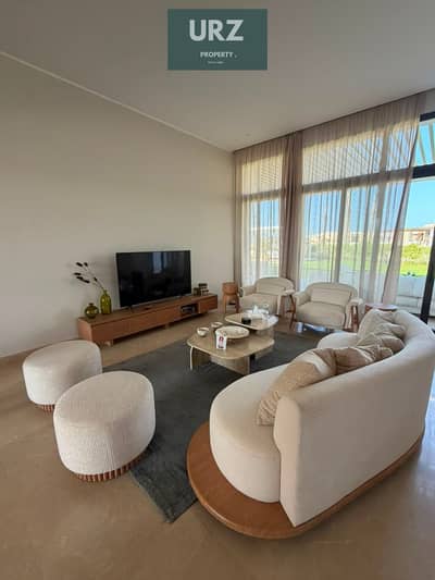 30% OFF Fully finished corner chalet with direct sea view ACs kitchen available on installments in Ras El Hekma near Seashell Seashore Playa