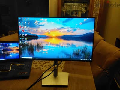 شاشه dell 24  بوصه 100  هرتز with type c