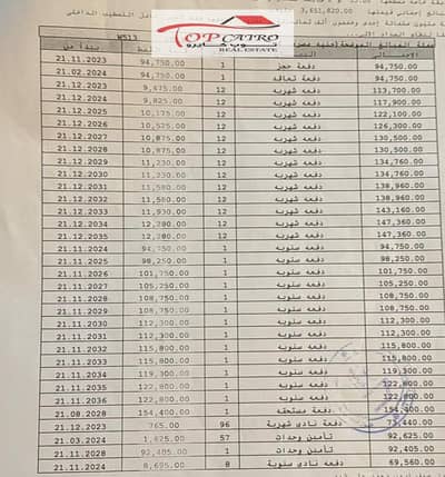 استوديو لقطه للبيع في مدينه نور استلام 2028