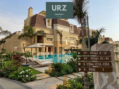 Villa for sale Sarai Mostakbal City 12-year installments next Privado Madinaty The Spine Towers mins Haptown Hassan Allam Aliva Mostakbal City