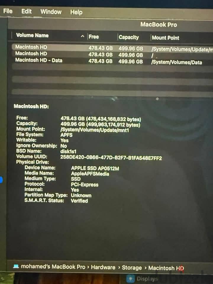macbook pro 2019 7