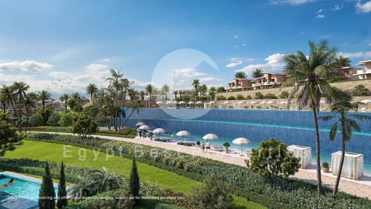 3 غرف نوم شاليه للبيع في سيزر سوديك راس الحكمة متشطب بالتكييفات تقسيط على 8 سنين بمقدم 5%
