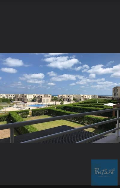 للبيع دوبلكس في أمواج الساحل الشمالي 4غرف و4حمام 3دقايق للبحر و علي حمام السباحة مباشرة فرش فندقي Amwaj North Coast