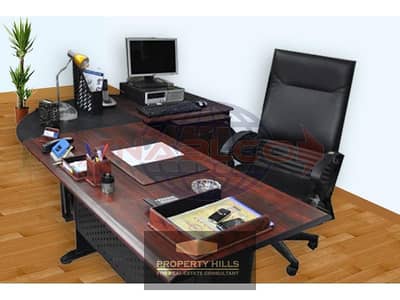 I own a fully finished administrative unit directly on the 26th of July axis and next to Arkan Plaza