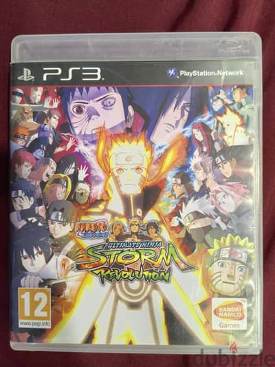أسطوانة Naruto Storm Revolution ps3 بلايستيشن 3
