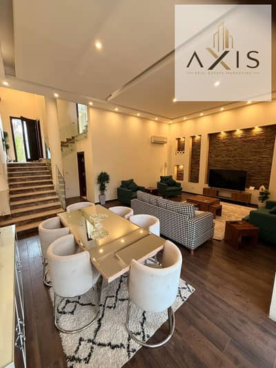 Furnished Townhouse Villa for rent at an amazing price, 300 SQM, in Allegria - Beverly Hills Compound el sheikh zayed