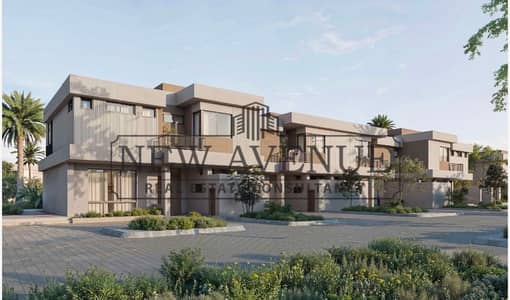 Townhouse Corner Fully Finished in the heart of New Cairo in Grova East hills by Hassan Allam holding
