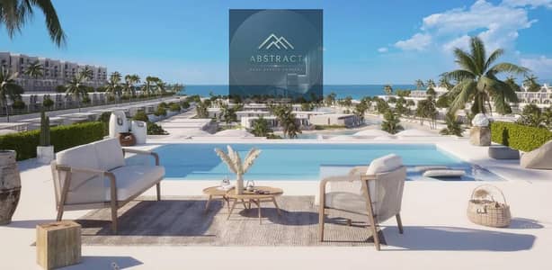 باقل مقدم في الماركت شاليه للبيع في صافيا راس الحكمه بمقدم 5% sea view   تشطيب الترا سوبر لوكس بالقرب من cali cost , almaza bay