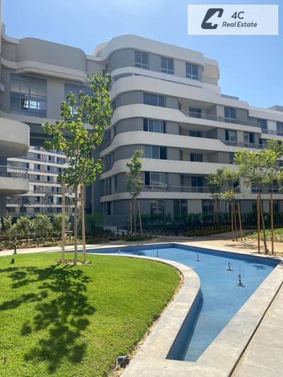 Lowest price 3-bedroom resale apartment in Bloom fields Mostakbal City, minutes from Madinaty - installments remaining. Open view landscape.