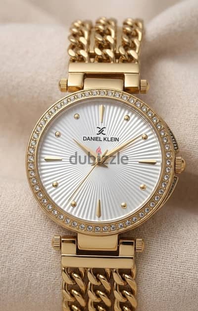 ساعة حريمي اورجينال Daniel Klein موديل TRENDY 11056 ذهبي بالعلبة