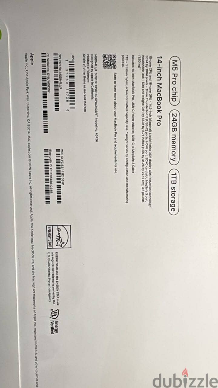 MacBook M5 pro 2026 1