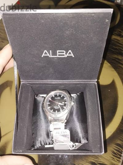 ساعة يد رجالية أصلية من ماركة ألبا (Alba) اليابانية
