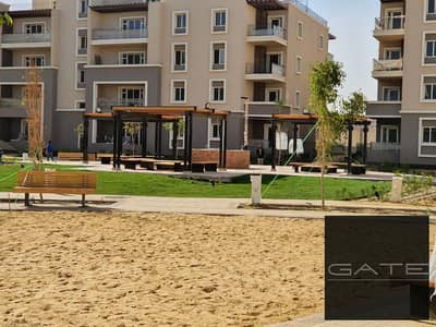 Ground Floor Apartment with Garden in SODIC October Plaza – Direct Pool View, Ready to Move In, Special Price – A Smart Investment
