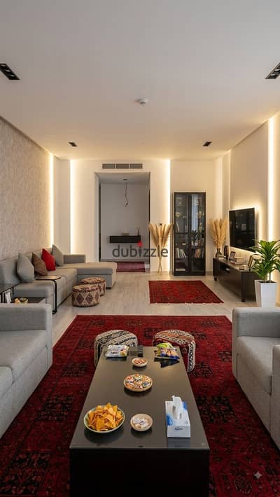 For Sale: 255m Super Deluxe Apartment Fully Furnished – Tayba Square | Mohandessin A very special location on Al-Madina Al-Munawara Street, branching from the Shooting Club and Mohy El-Din Abu El-Ezz and the Arab League